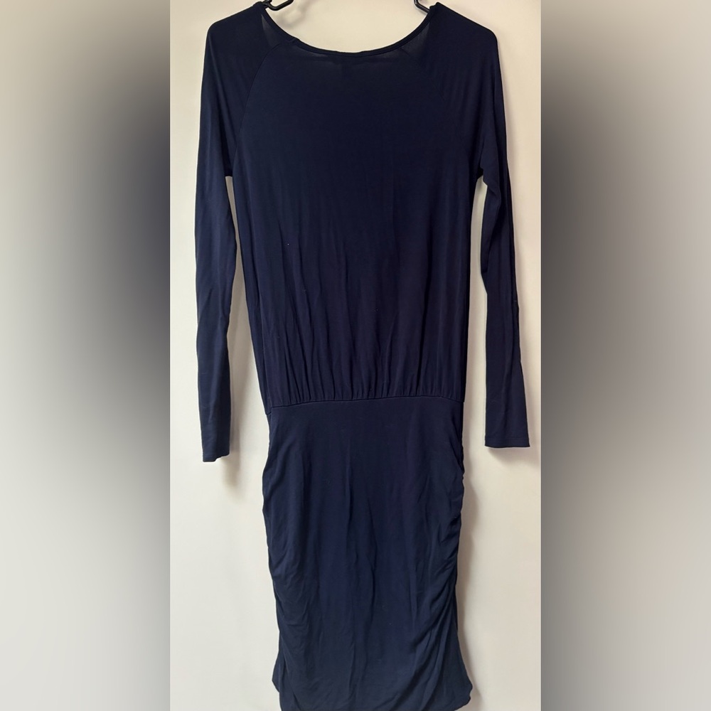 Banana Republic Midnight Blue Long Sleeve Dress